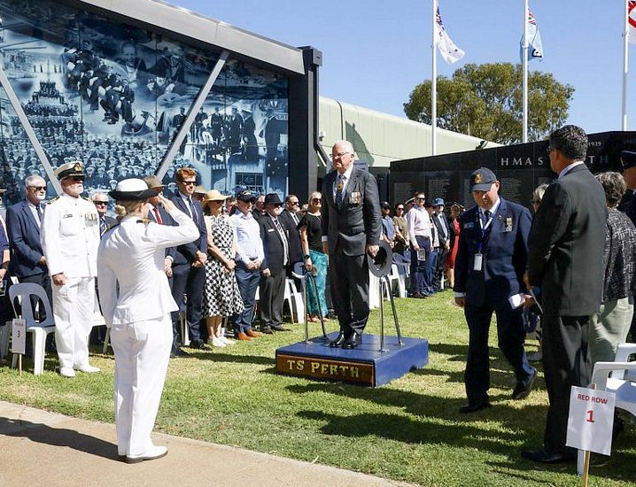 dedication HMAS Perth Memorial 